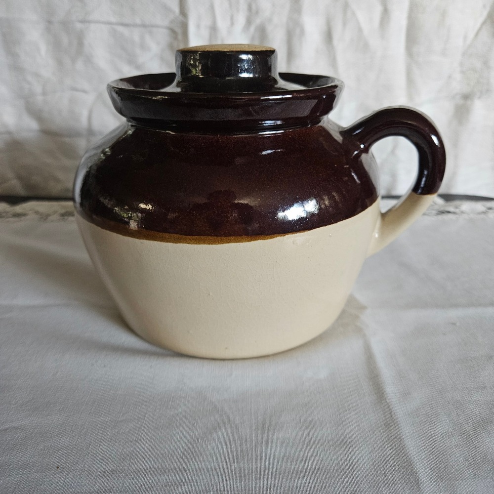 Vintage RRP Roseville Stoneware Bean Pot